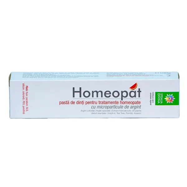 Pasta de dinti Homeopat Santoral, 75ml, Steaua Divina — preț și oferte