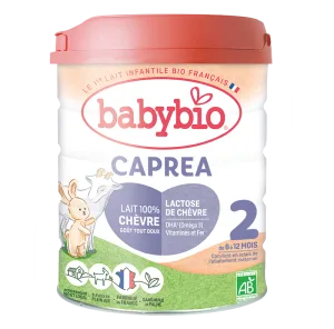 Lapte praf de capra Caprea 2 Bio 6-12 luni, 800g, BabyBio