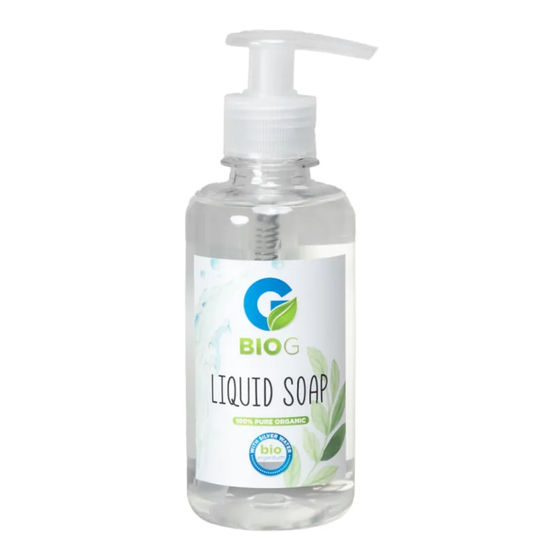 Sapun lichid organic cu apa cu argint BABY, 250 ml, BIO G — preț și oferte