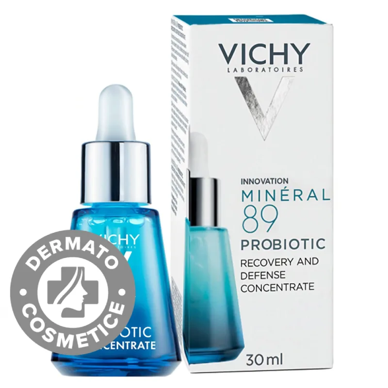 Ser pentru fata regenerator si reparator Mineral 89 Probiotic Fractions, 30ml, Vichy — preț și oferte