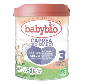 Lapte praf de capra Organic Caprea 3 10-36 luni, 800g, BabyBio