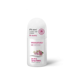 Deodorant Spring Flowers zambila si tuberoza, 50ml, VivaNatura