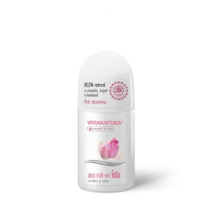 Deodorant natural IDA cu orhidee si lotus, 50ml, VivaNatura