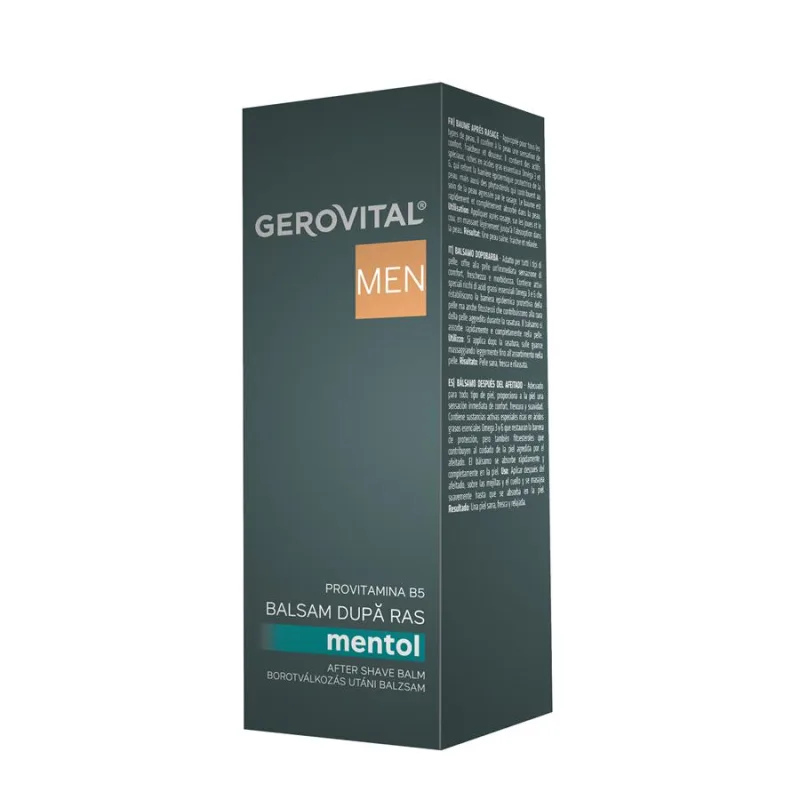 Balsam dupa ras mentol Men, 100ml, Gerovital — preț și oferte