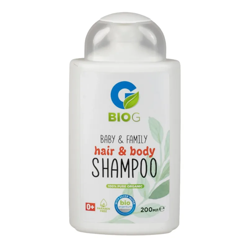 Sampon organic pentru par și corp BABY, 200 ml, BIO G — preț și oferte