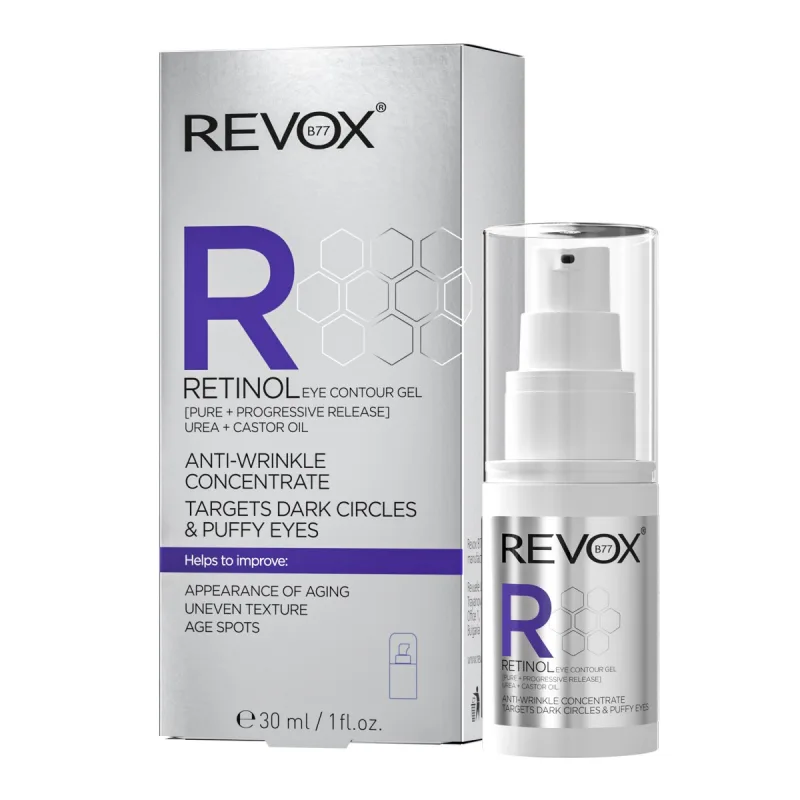 Crema gel pentru conturul ochilor cu Retinol, 30ml, Revox — preț și oferte