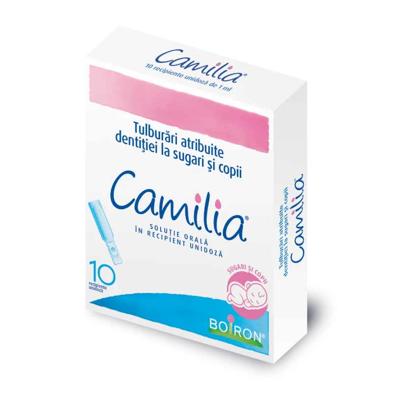 Camilia solutie orala unidoza, 10 unidoze, Boiron — preț și oferte