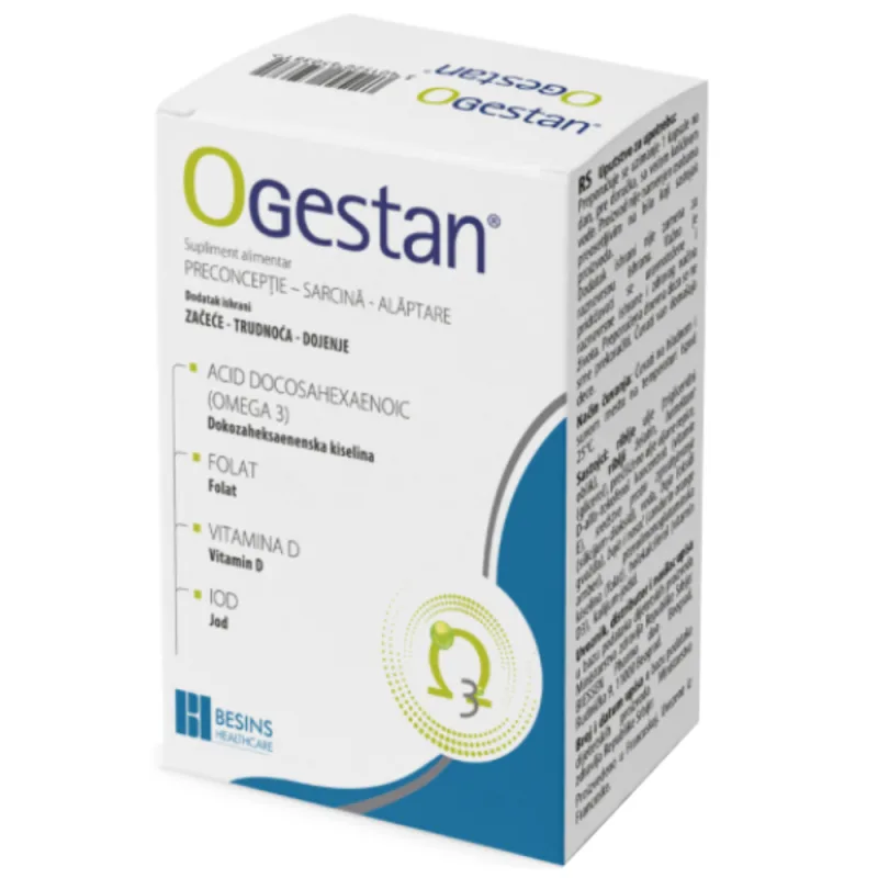 Ogestan, 30 capsule moi, Besins Healthcare — preț și oferte