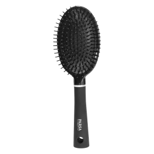 Perie de par mare cu peri din plastic Trend Line Negru, 1 bucata, Parsa Beauty