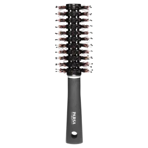 Perie de par pentru fohn rotunda Trend Line Negru, 1 bucata, Parsa Beauty
