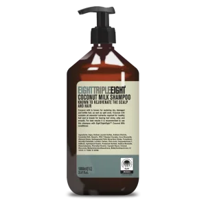Sampon cu lapte de cocos, 1l, Eight Triple Eight