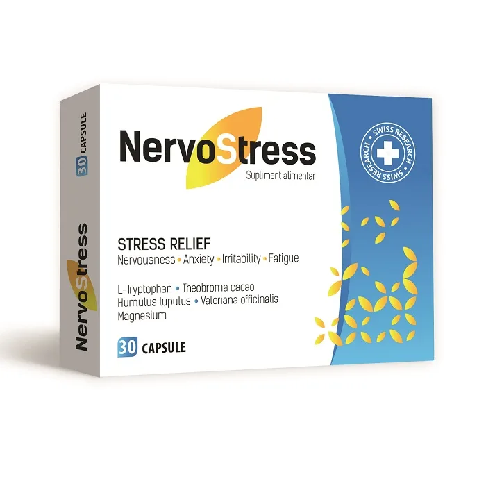 Nervostress, 30 capsule, MBA Pharma — preț și oferte