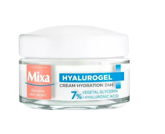 Crema hidratanta cu acid hialuronic Hyalurogel Light pentru ten normal-uscat, 50ml, Mixa — preț și oferte