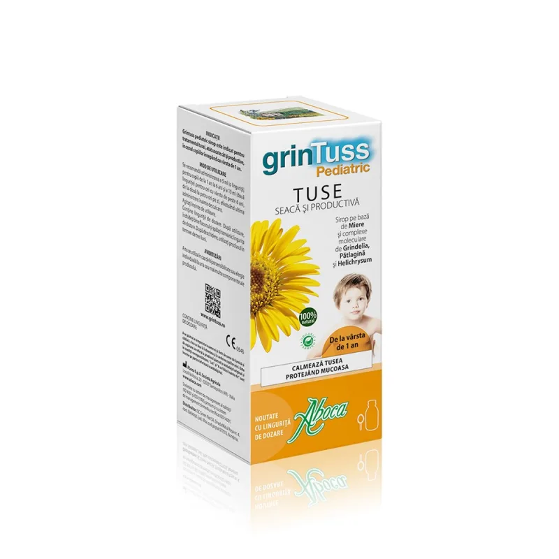 Sirop de tuse pentru copii Grintuss, 180ml, Aboca — preț și oferte