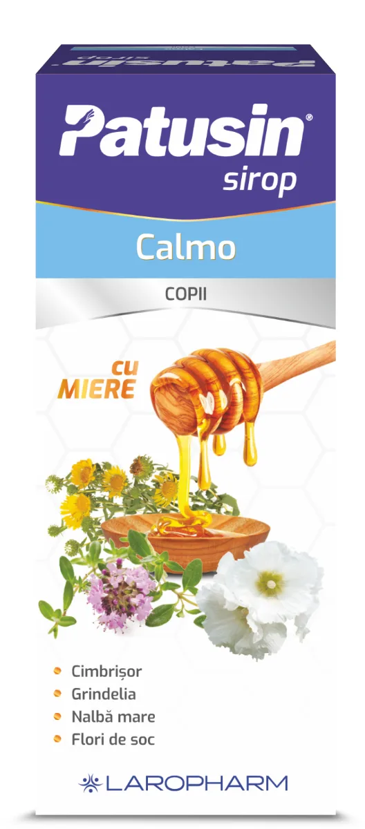 Sirop Patusin Calmo pentru copii, 100ml, Laropharm — preț și oferte