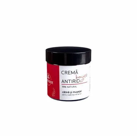 Crema pentru fata bogata antirid cu catina si musetel, 60ml, Trio Verde — preț și oferte