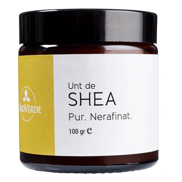 Unt de shea nerafinat organic, 100g, Trio Verde — preț și oferte