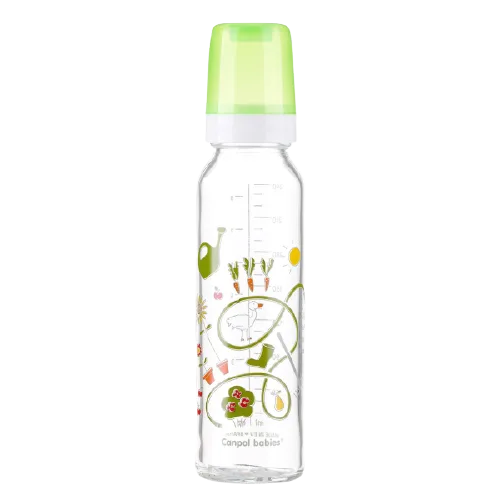 Biberon din sticla Basic, 240ml, Canpol babies — preț și oferte