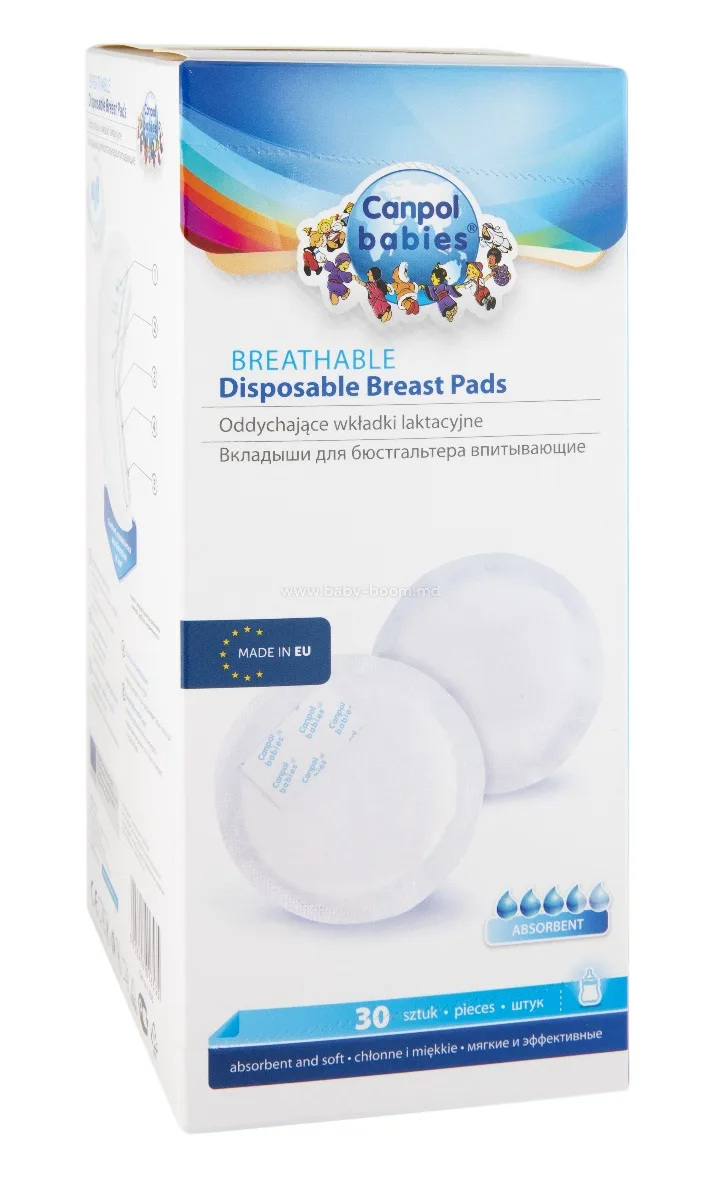 Tampoane de san, 30 de bucati, Canpol babies — preț și oferte