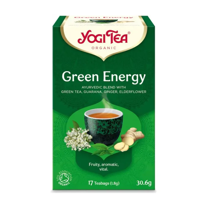 Ceai Green Energy, 17 plicuri, Yogi Tea — preț și oferte