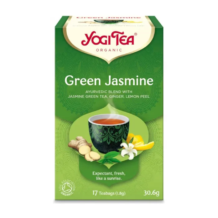 Ceai verde de iasomie, 17 plicuri, Yogi Tea — preț și oferte