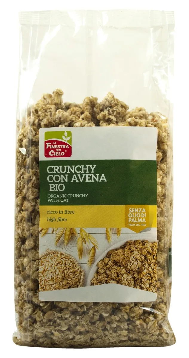 Musli crocant cu ovaz Bio, 375g, La Finestra Sul Cielo — preț și oferte