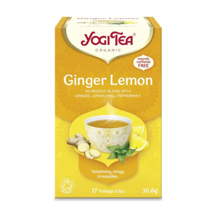 Ceai de ghimbir cu lamaie, 17 plicuri, Yogi Tea — preț și oferte