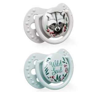 Suzeta din silicon Dynamic Night&Day wild soul pentru baieti 0-2 luni, 2 bucati, Lovi