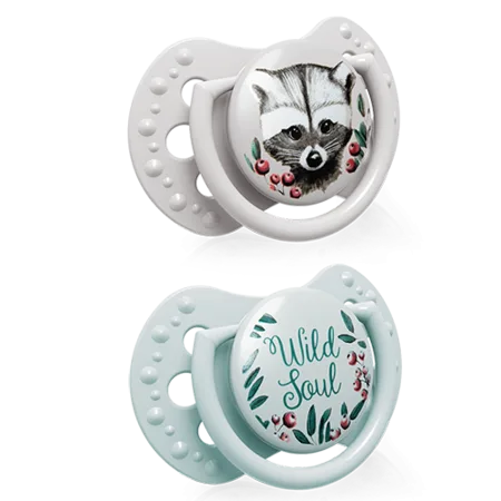 Suzeta din silicon Dynamic Night&Day wild soul pentru baieti 0-2 luni, 2 bucati, Lovi — preț și oferte