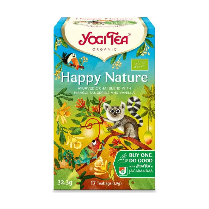 Ceai Bio Happy Nature, 17 plicuri, Yogi Tea — preț și oferte