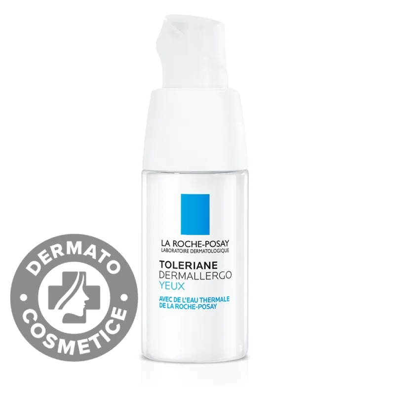 Crema hidratanta si reparatoare pentru conturul ochilor Toleriane Dermallergo, 20ml, La Roche-Posay — preț și oferte