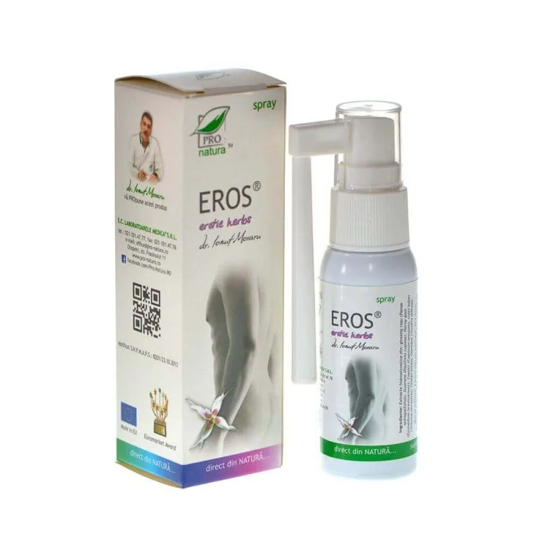 Spray Eros, 30ml, Pro Natura — preț și oferte