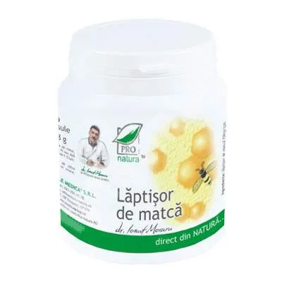 Laptisor de matca, 250 capsule, Pro Natura — preț și oferte