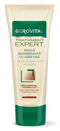 Masca regeneranta cu keratina, 150ml, Gerovital — preț și oferte