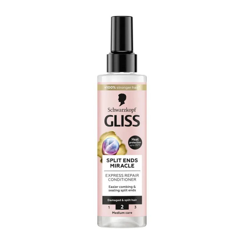 Tratament balsam Expres Split Hair Miracle pentru par deteriorat si varfuri despicate, 200ml, Gliss — preț și oferte