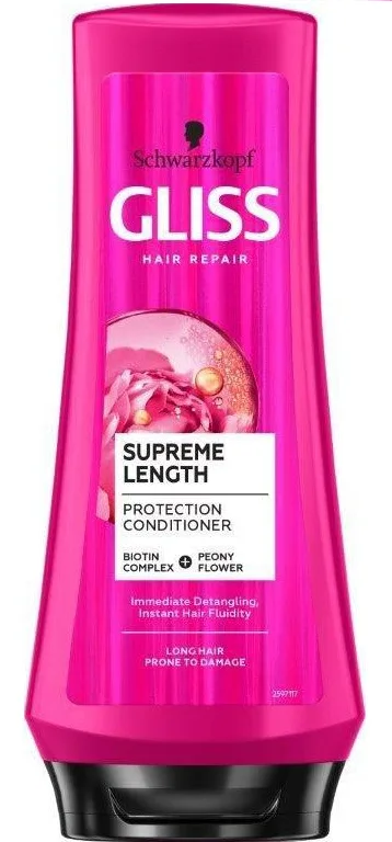 Balsam Supreme Length pentru par lung predispus deteriorarii si ingrasarii radacinilor, 200ml, Gliss — preț și oferte