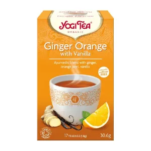 Ceai cu ghimbir, portocala si vanilie, 17 plicuri, Yogi Tea