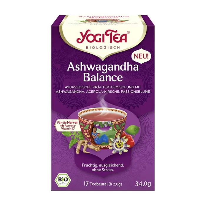 Ceai Bio Ashwagandha Balance, 17 pliculete, Yogi Tea — preț și oferte