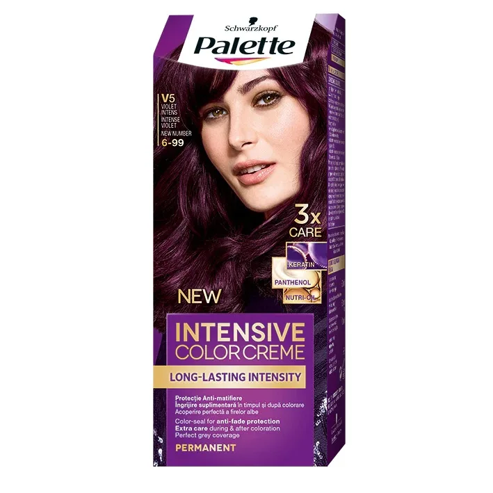 Vopsea crema permanenta Palette Intensive V5 (6-99) Violet intens, 110ml, Schwarzkopf — preț și oferte