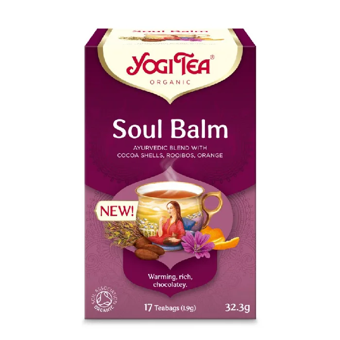 Ceai bio Soul Balm 17 pliculete x 1.9g (32.3g) Yogi Tea — preț și oferte