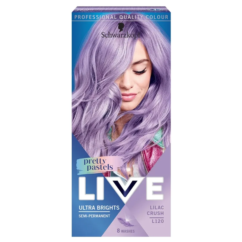 Vopsea semi-permanenta Schwarzkopf Ultra Brights Pretty Pastels Lilac Crush, 65ml, Live — preț și oferte