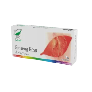 Ginseng Rosu, 30 capsule, Pro Natura