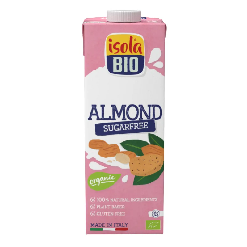 Bautura de migdale neindulcita, 1000ml, Isola Bio — preț și oferte
