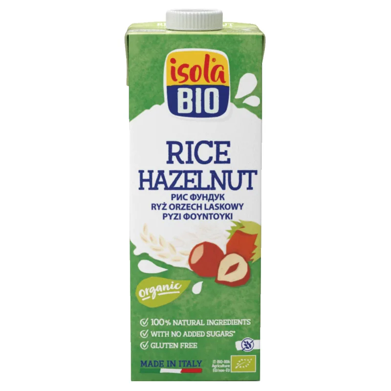 Bautura din orez cu alune, 1000ml, Isola Bio — preț și oferte