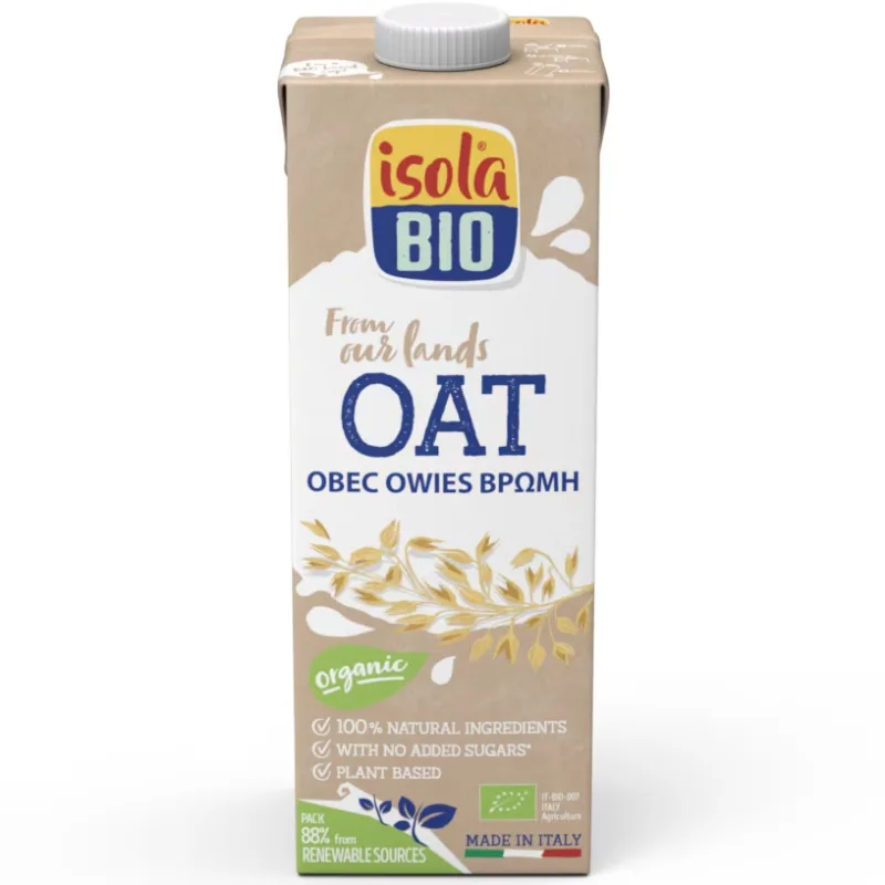 Bautura din ovaz, 1000ml, Isola Bio — preț și oferte