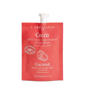 L'Erbolario Ulei pentru corp & fata & par Coconut, 50ml