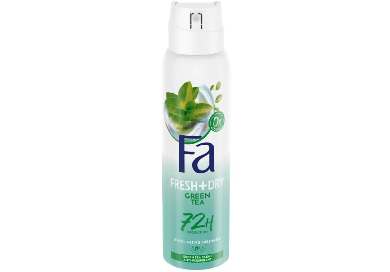 Deodorant antiperspirant Fresh & Dry Green Tea, 150ml, Fa — preț și oferte