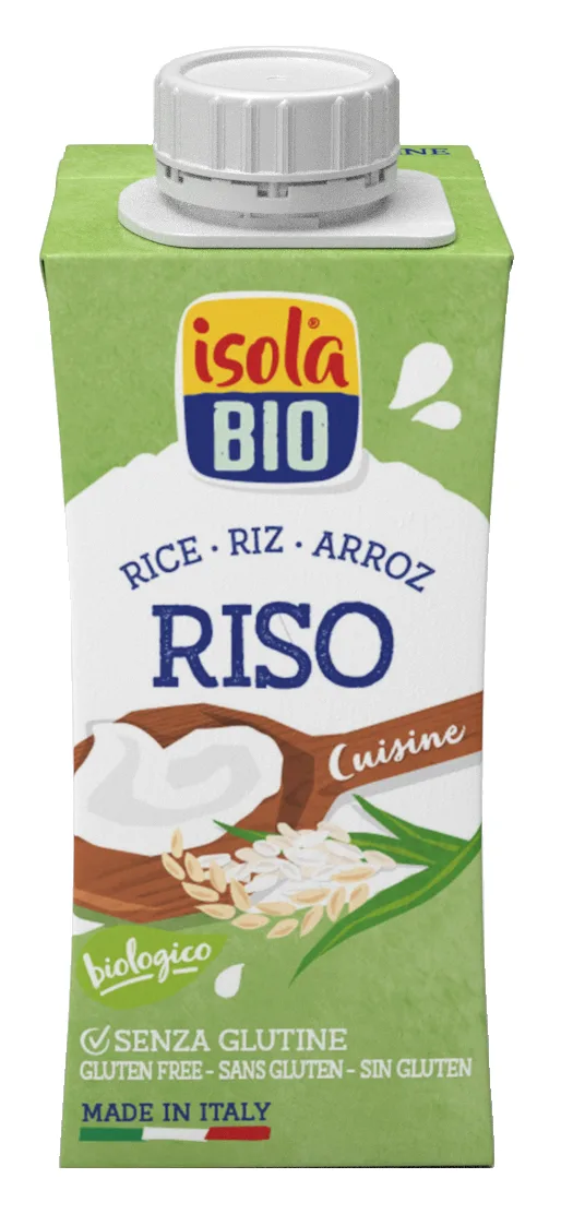 Crema din orez pentru gatit, 200ml, Isola Bio — preț și oferte