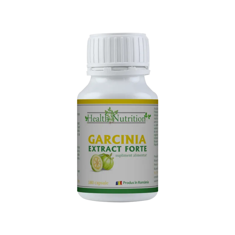 Garcinia extract forte natural, 180 capsule, Health Nutrition — preț și oferte