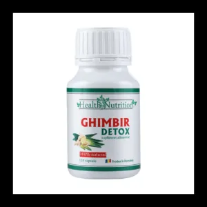 Ghimbir detox natural, 120 capsule, Health Nutrition
